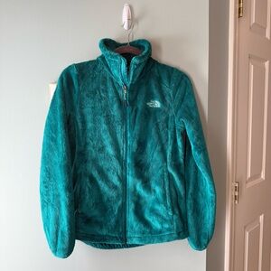 Teal North Face Osito Jacket Small